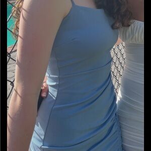 Windsor Strapless Light Blue Dress